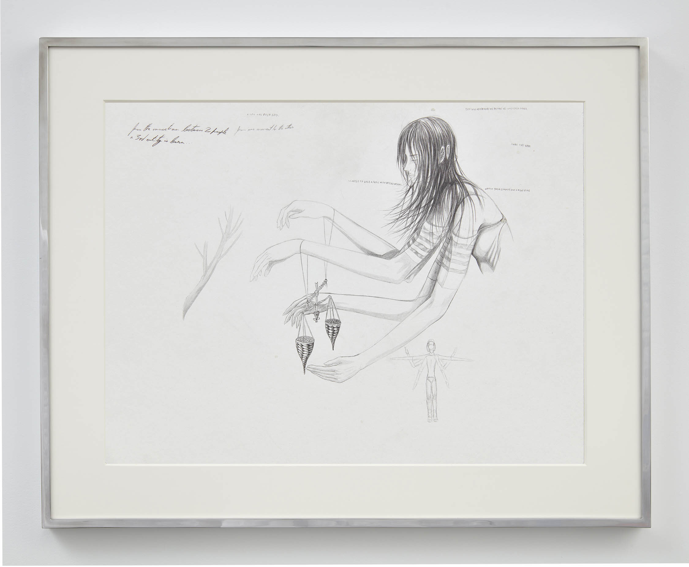 Chiki, <i>Character Design with Scale</i>, 2025. Pencil on paper, 9 x 12 in (23 x 30.5 cm)